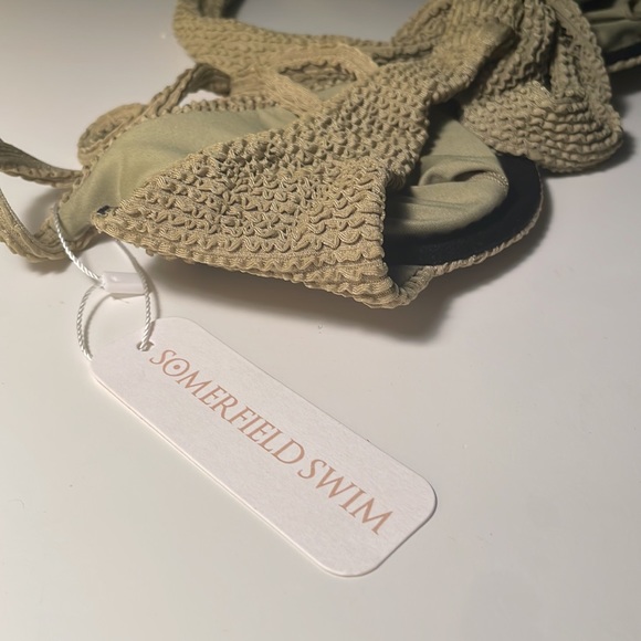 Somerfield Swim green top (Small) - Picture 3 of 3